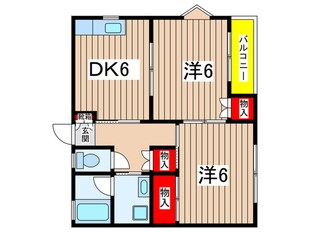 山佐ハウスの物件間取画像